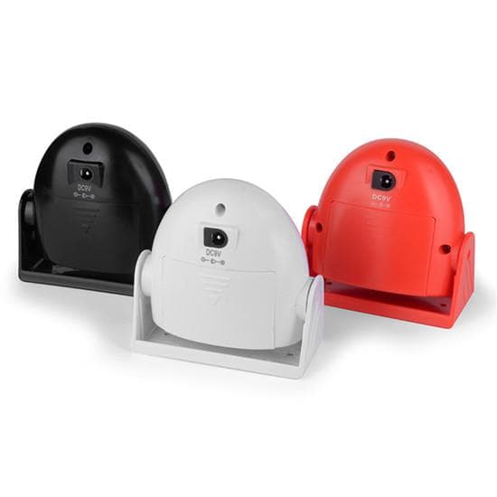 Wireless Door Bell Visitor Customer Door Chime Welcome Device Anti-Theft Alarm Infrared Motion Sensor Easy Installation black
