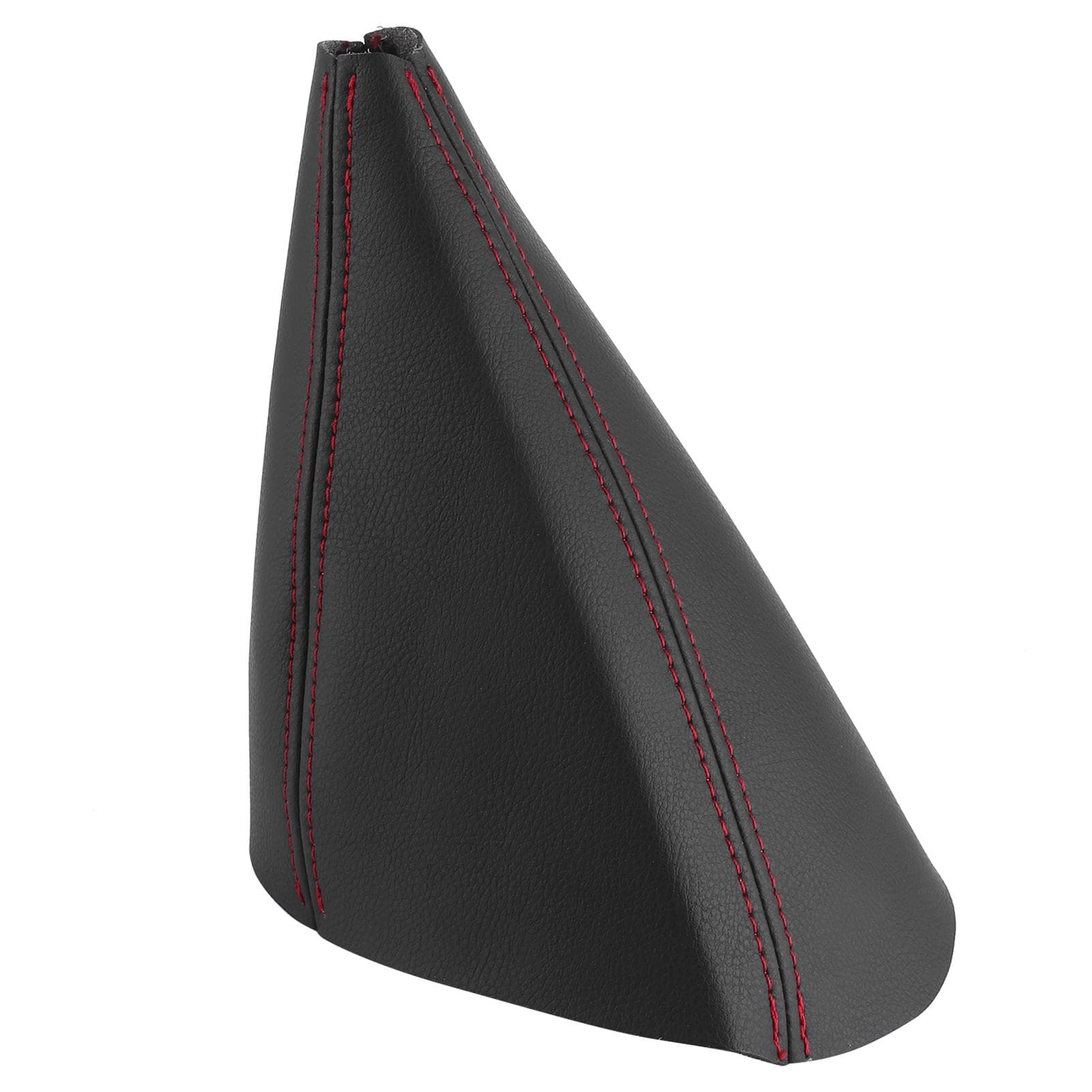 PU Leather Car Shift Cover Soft Car Auto Shifter Boot Cover Fit for Hummer H3 2005?2011Red Line red