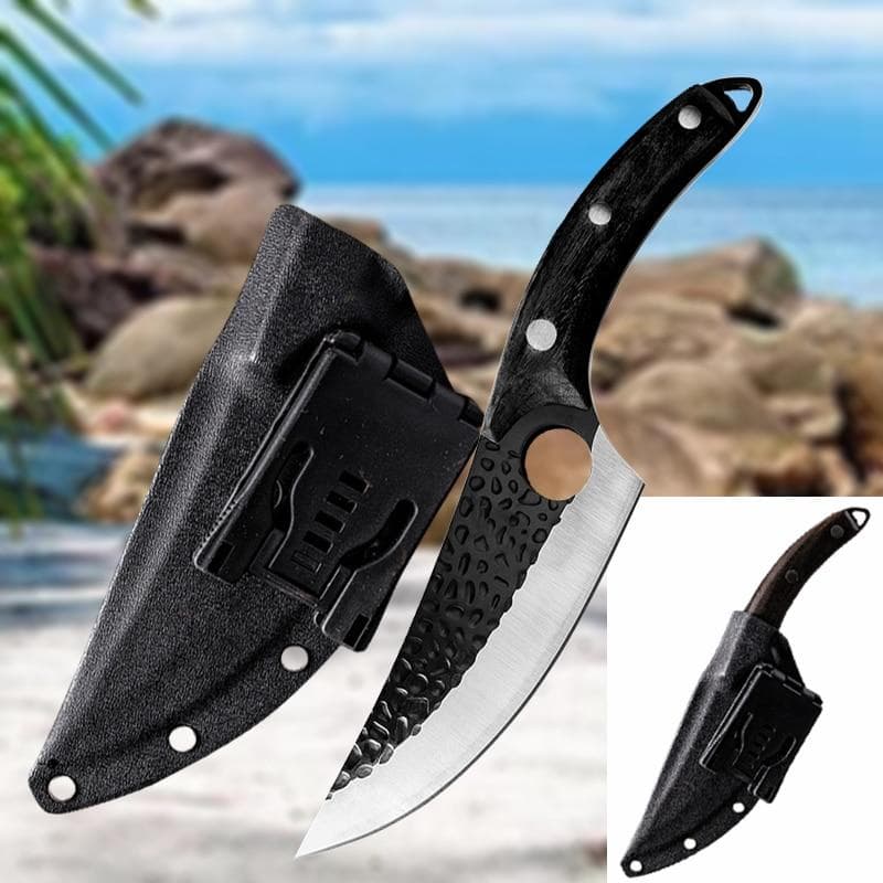 Handmade Stainless Steel Kitchen Chef Boning Knife Fishing Knife Meat Cleaver Cooking Cutter Butcher Knife 6