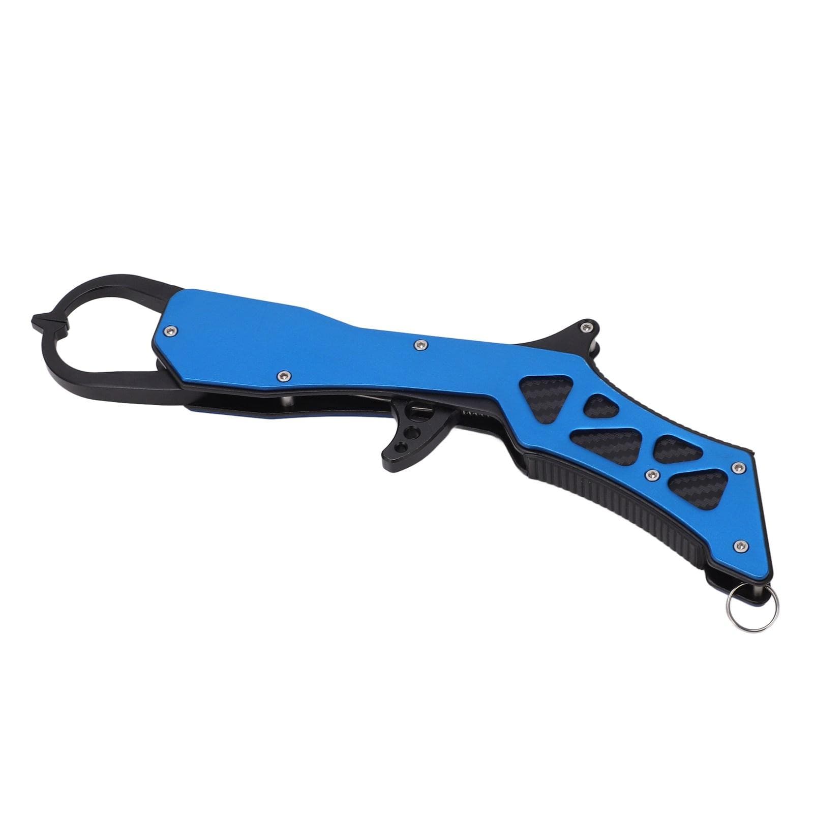 Fishing Grip Pliers Aluminum Alloy Fish Controller Plier Lip Grip Clamp Fishing Tool Blue