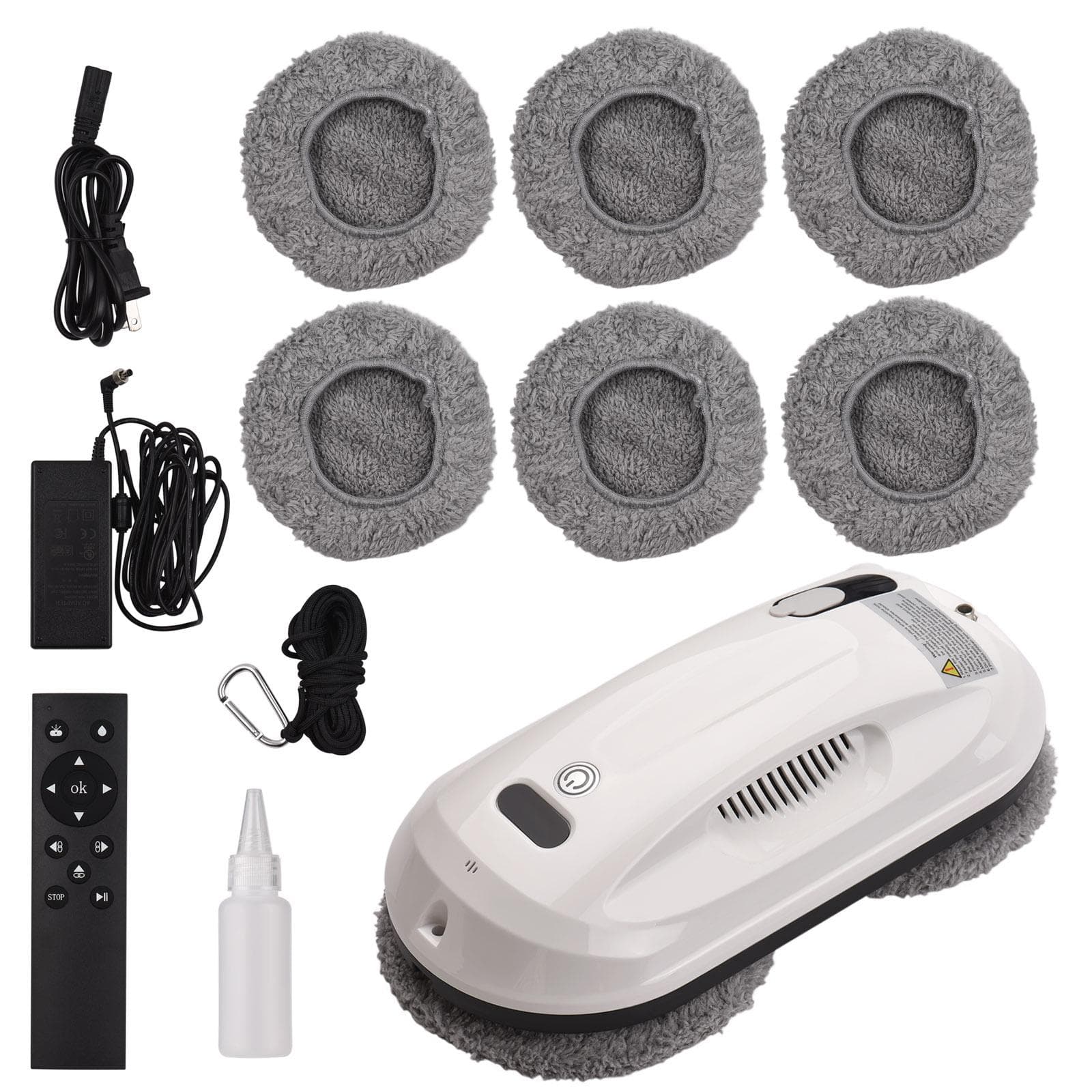 Window Cleaner Robot Window Vacuum Cleaner Smart Glass Cleaning Robotic with APP & Remote US Plug