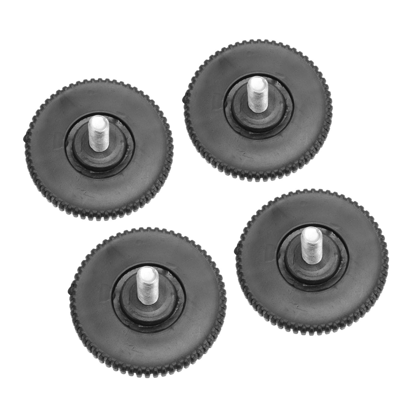 4pcs Rubber Feet Floor Protector M10 Screw On Rubber Feet for Table Chair Furniture Sofa Armchair