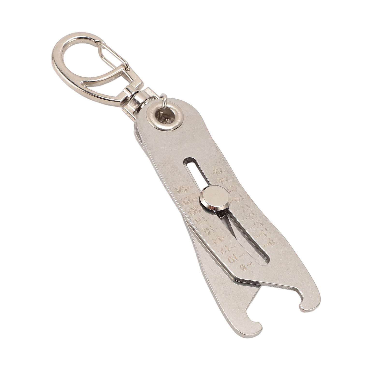 Portable Accurate Thread Size Checker Keychain Nut Bolt Size Finder Thread Verification Tool