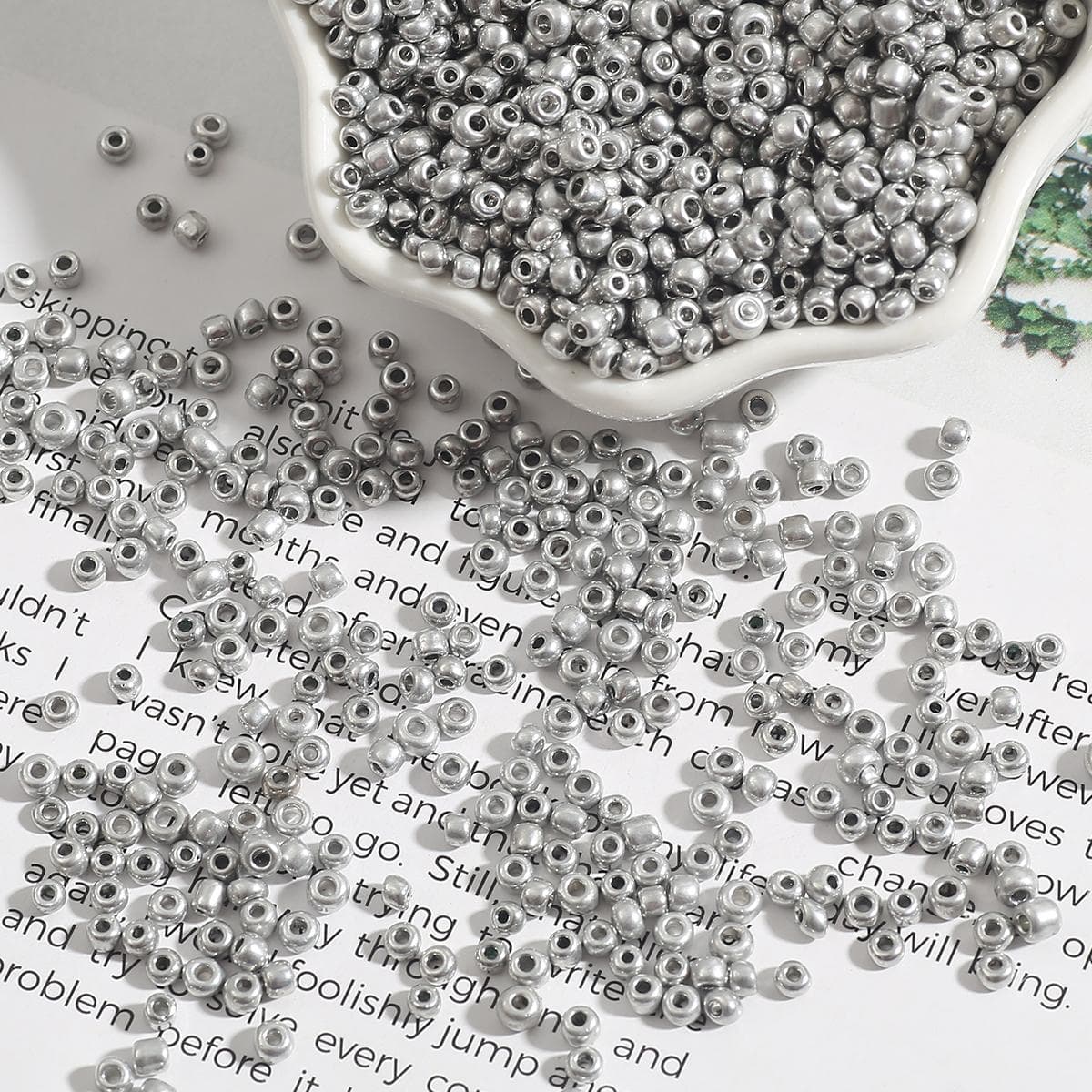 2/3/4MM Austria Crystal Round Hole Beads Metal Color Czech Glass Seed Beads For Jewelry Making DIY Accessories 2mm 1000pcs