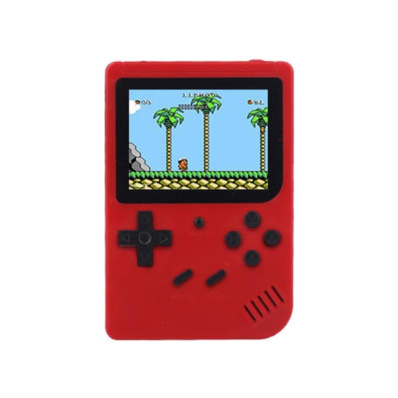Mini Retro Game Handheld Game Console Built-in 400 Games Box Classic Retro Gamepad Gift for Child Kids red