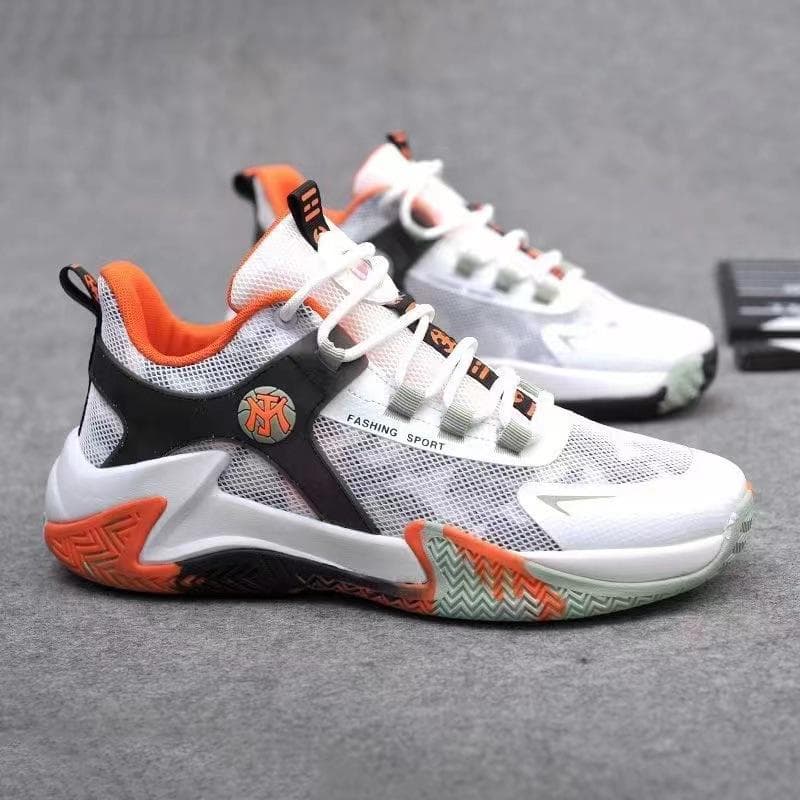 New Basketball Shoes Mesh Breathable Running Shoes Men's Trendy Casual Sports Shoes Fashion Versatile Men's Shoes 44