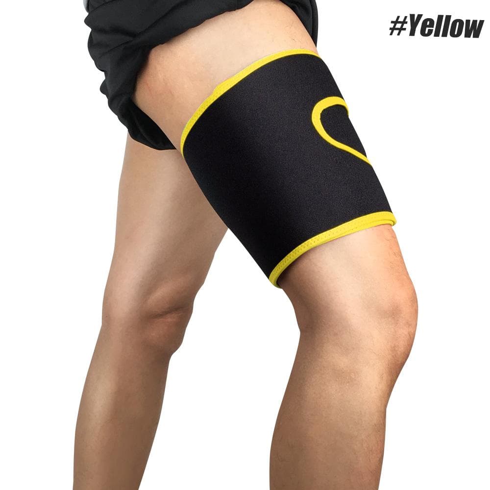 1Pcs Thigh Brace Support Hamstring Wrap Compression Sleeve Trimmer for Pulled Hamstring Muscle Sprains Strains Quadriceps