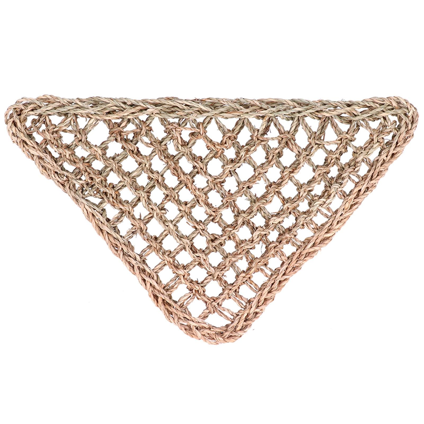 Triangular 32x32x42CM Lizard Hammock Animal Crawling Mat Straw Matress Reptile Hanging Bed