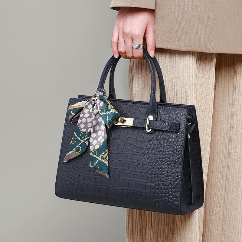 Women's Spring/summer Bags Advanced Sensing Bags Crossbody Tote Leather Women's Bag blue