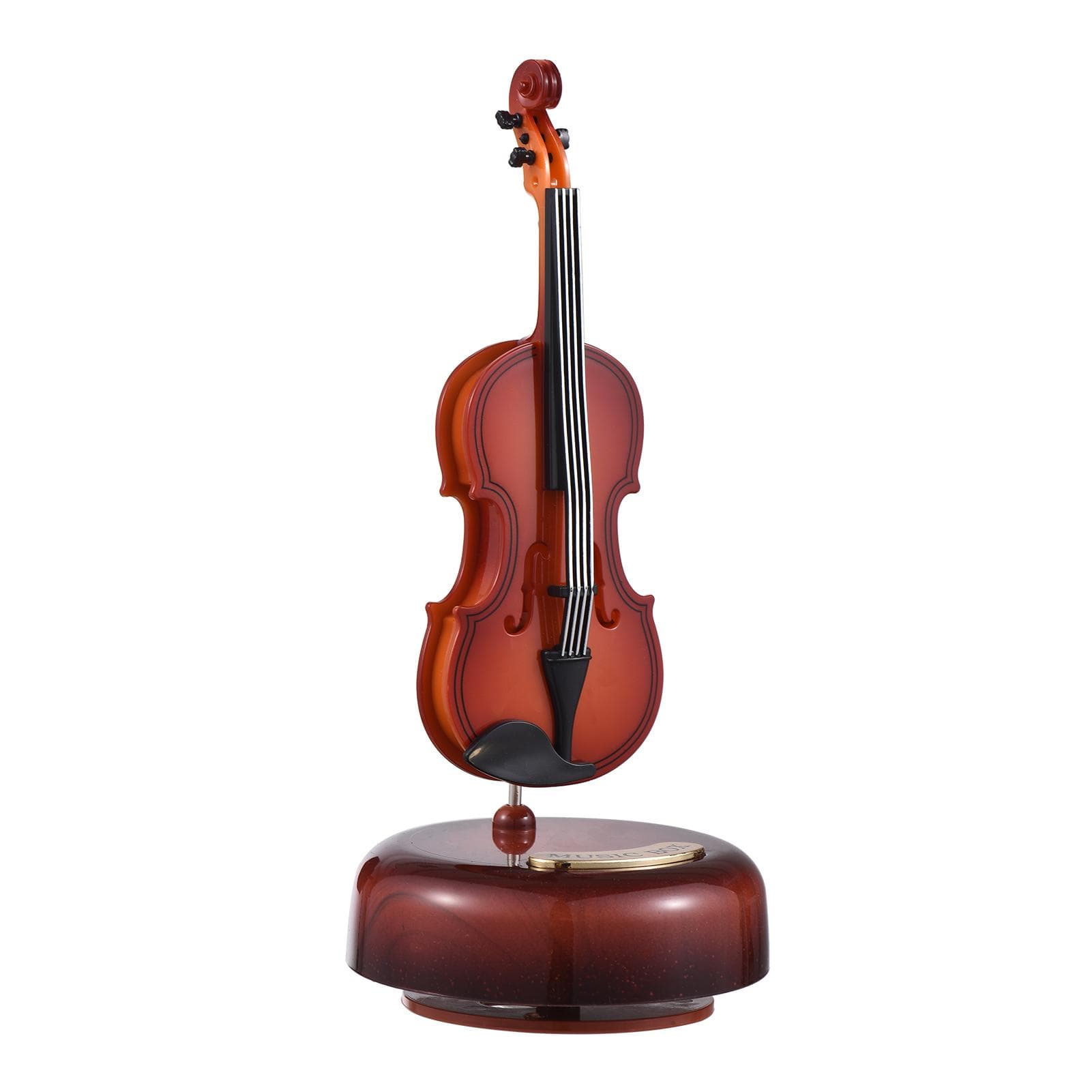 Violin Music Box Classical Wind Up Musicbox Twirling Music Box Rotating Base Stringed Musical Violin