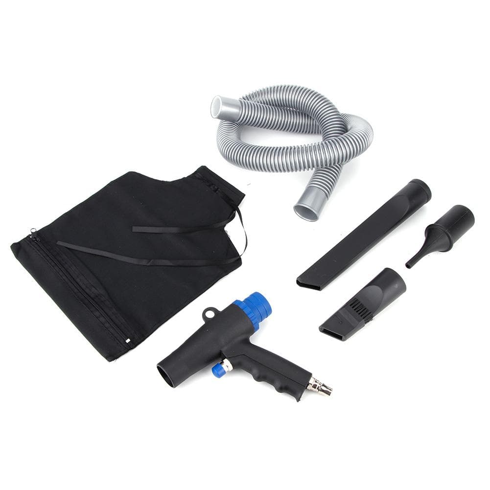 2in1 Air Vacuum Blow Gun Pneumatic Cleaner 6kPa Suction Kit
