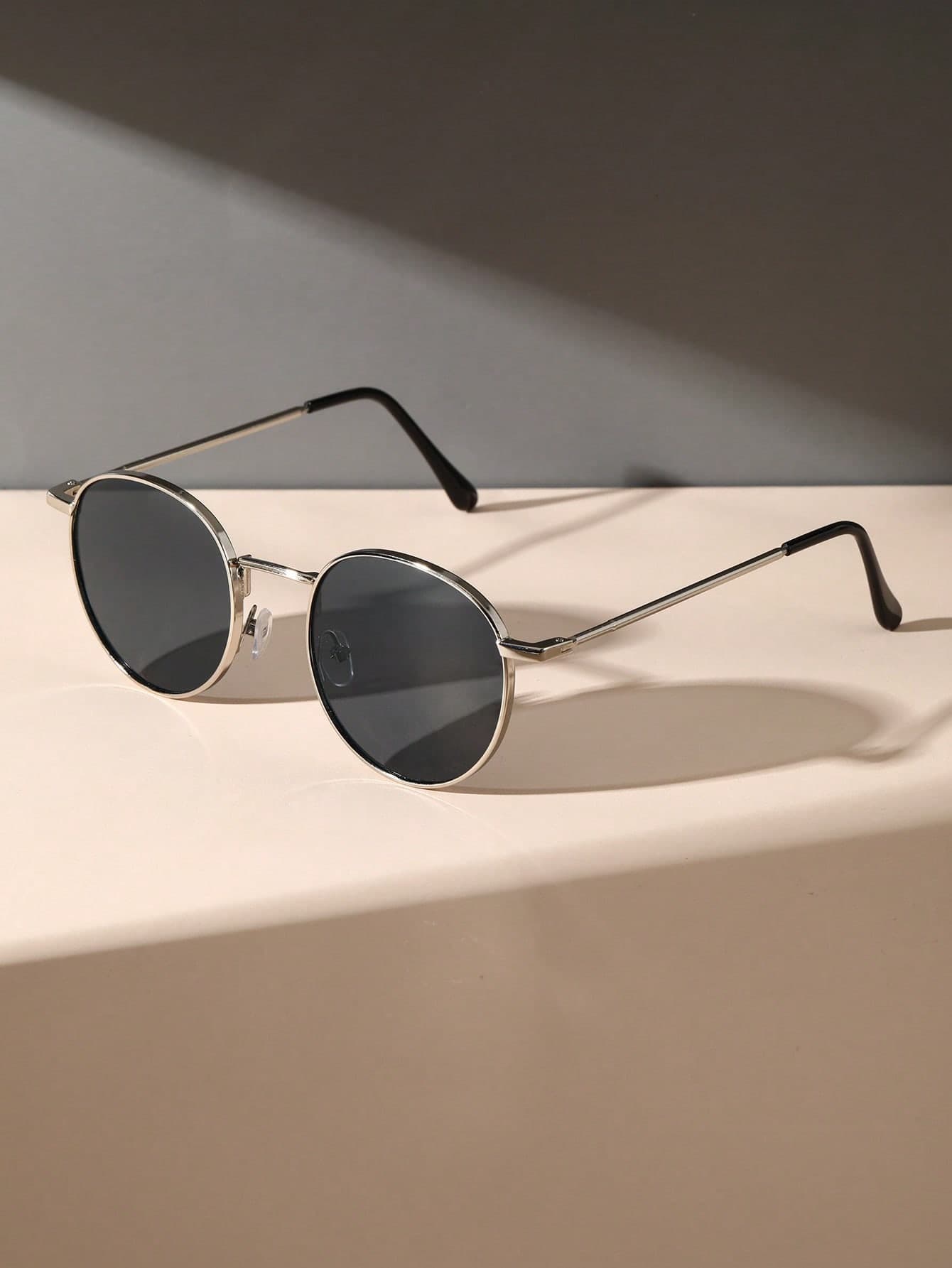 1/2PCS Unisex Metal Round Frame Vintage Y2K Sunglasses For Outdoor Daily Vacation Driving Fashion Accessories
