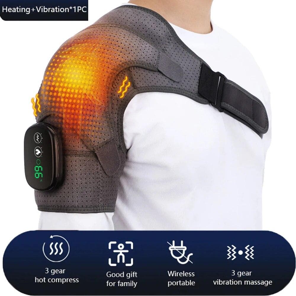 Electric Heating Shoulder Warmer Massager Vabration Heating Knee Pads for joint pain Warm Wrap Knee Support Brace Rechargeable UNITED KINGDOM