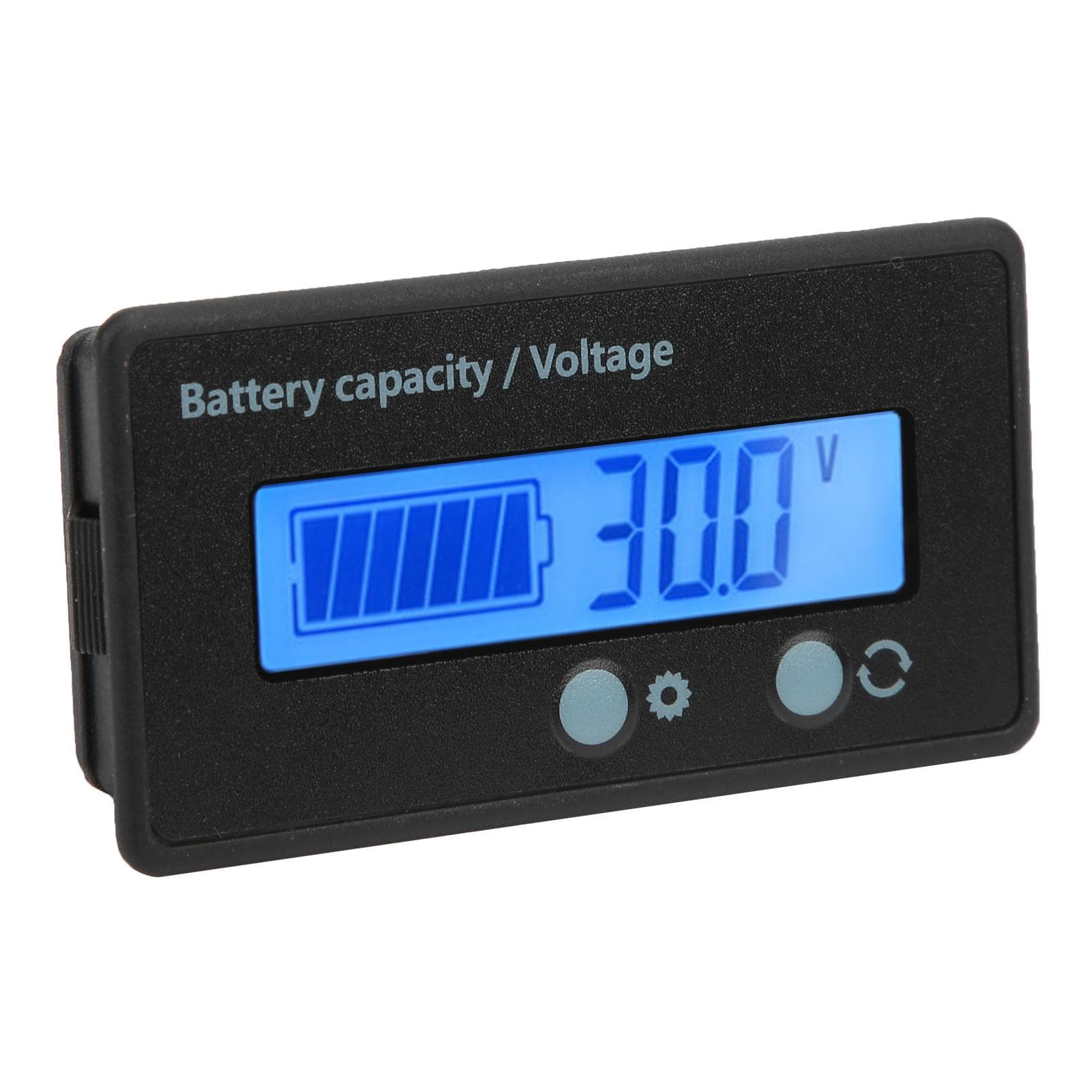 DC10?100V LCD Screen Battery Level Indicator Voltmeter Voltage Tester Blue Backlight