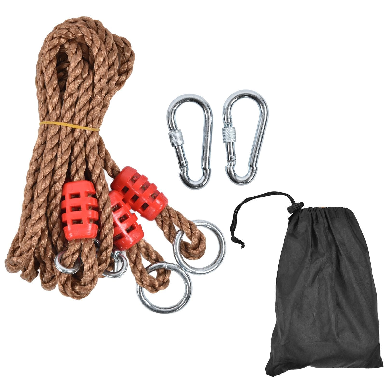 Children Swing Hammock Extension Cord PE Metal with Connecting Buckle Storage Bag for Outdoor Garden