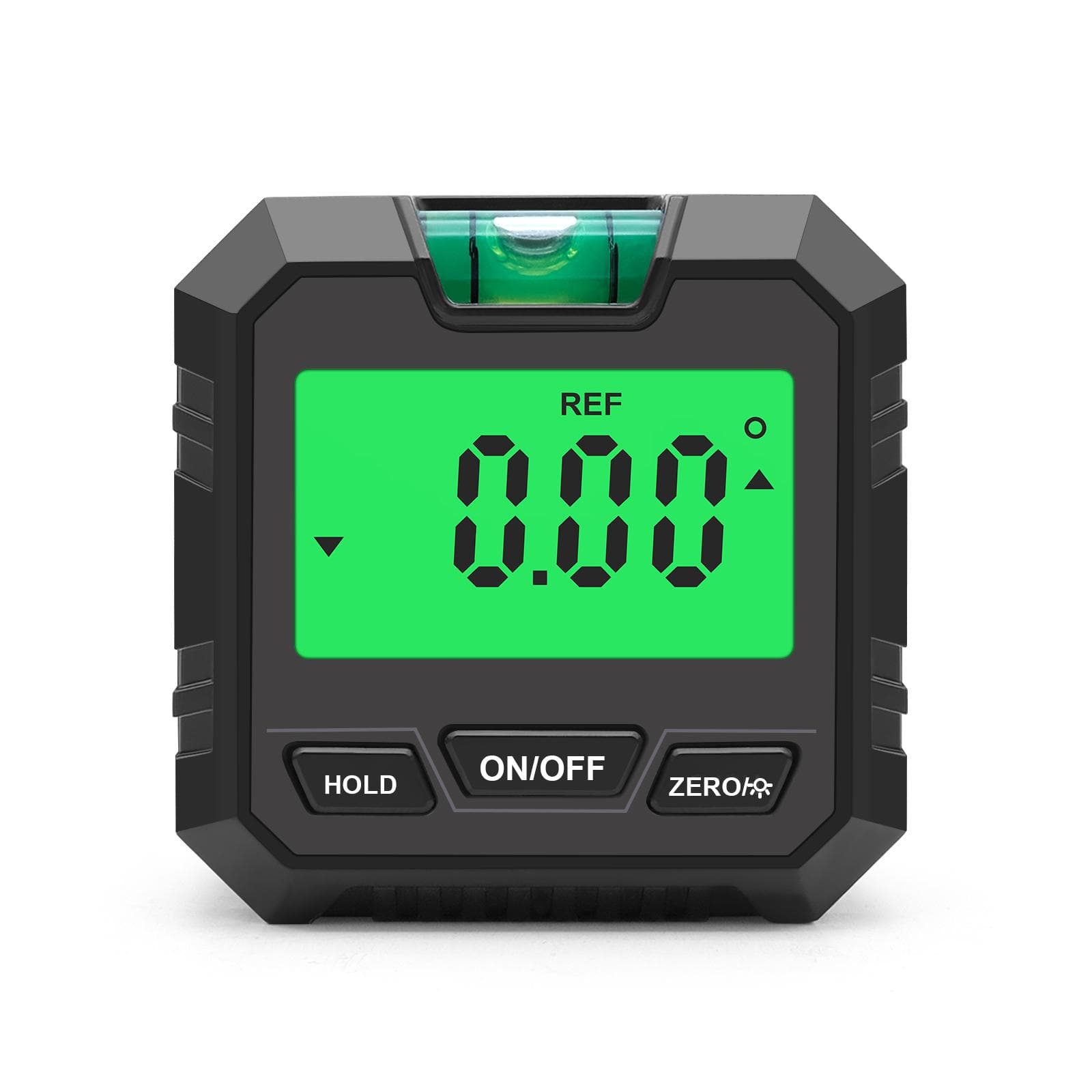 Digital Electronic Level and Angle Gauge, Angle Finder with Magnetic Base, Digital Inclinometer With bubble black