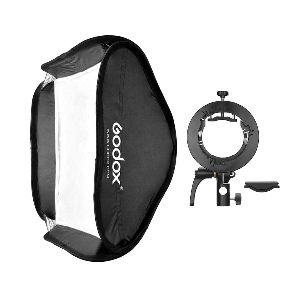 Godox 60 * 60cm/24 * 24inch Flash Softbox Diffuser Inner Grid with S2-type Bracket Bowens Mount No Grid