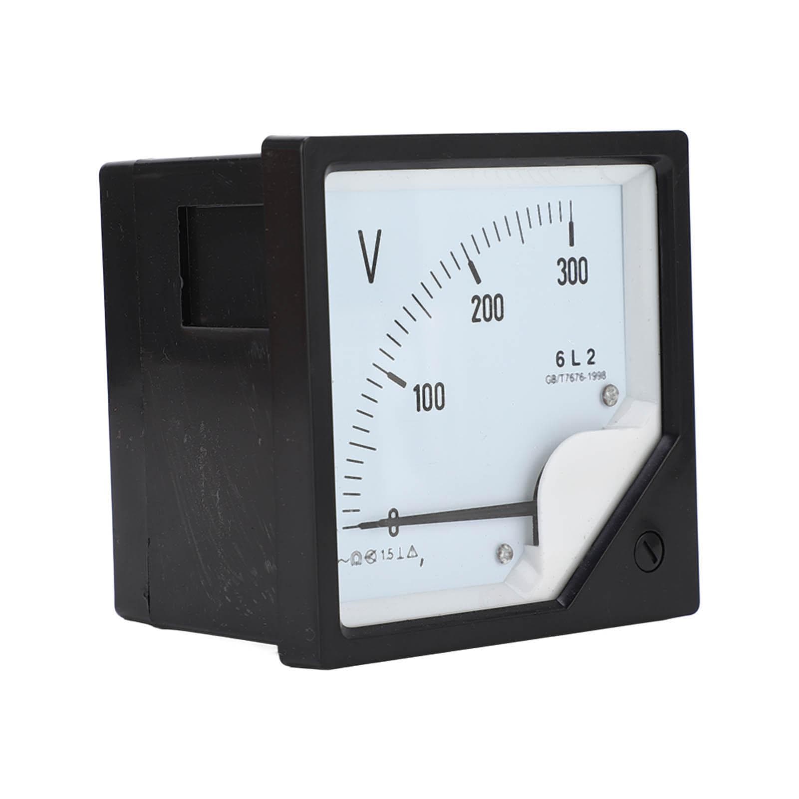 Analog Panel Voltage Gauge 0 To 300V Level 2.5 Accuracy Pointer Voltmeter for Generator Power