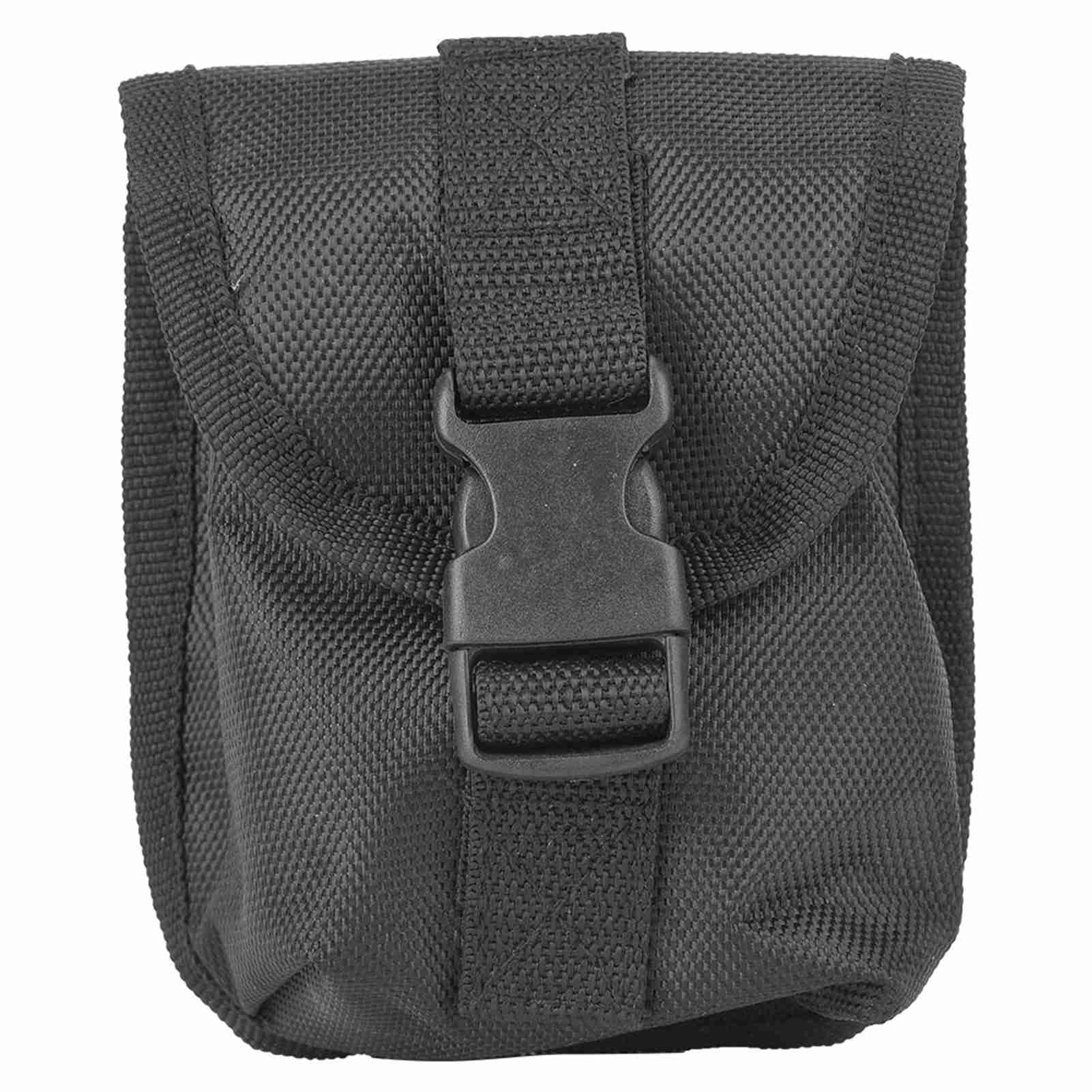 Oxford Cloth Scuba Diving Spare Weight Storage Bag Pocket with Quick Release Buckle Black