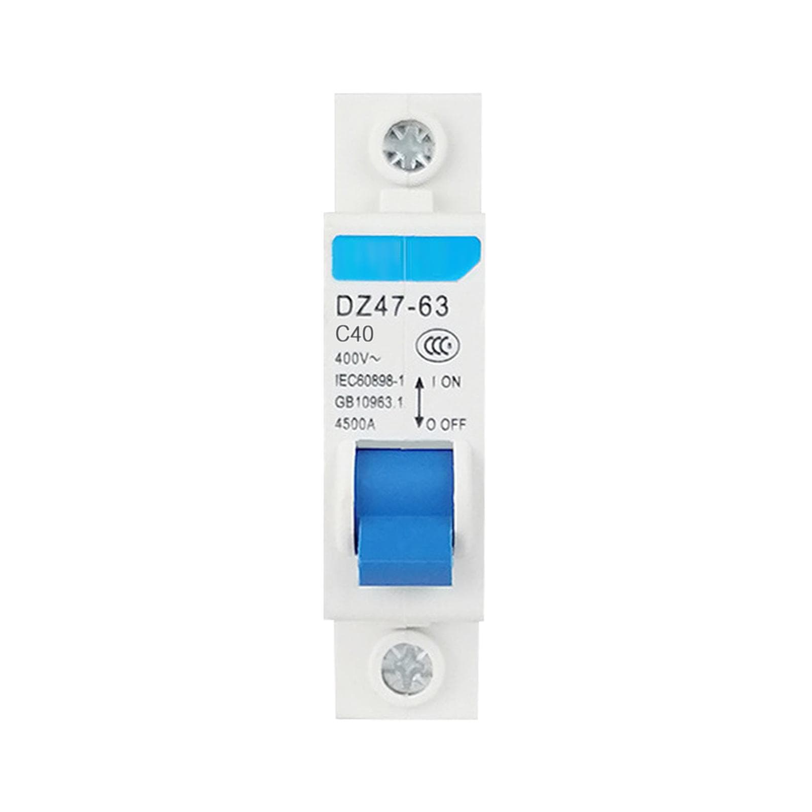 Miniature Residual Current Circuit Breaker 1 Pole 400V Household Electric Leakage Protector DIN 40A