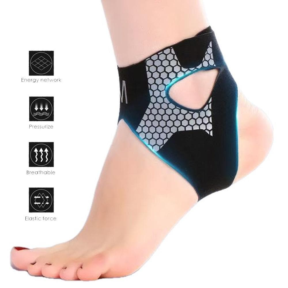1Pcs Ankle Sleeve Support Brace For Swelling Reduction Pain Relief Sprains Strains Sore Joint Arthritis Support L