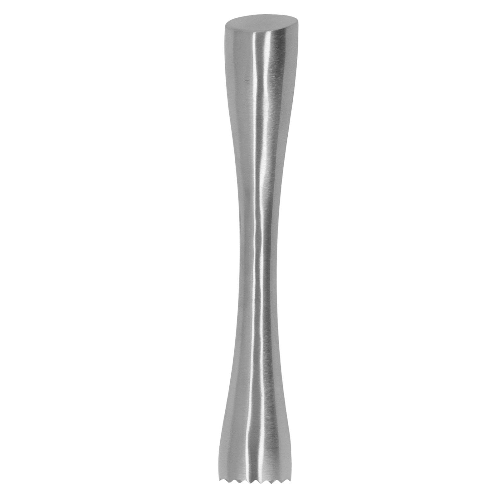 Stainless Steel Cocktail Muddler Food Grade Ergonomic One Piece Forging Drink Muddler for Kitchen Short Handle