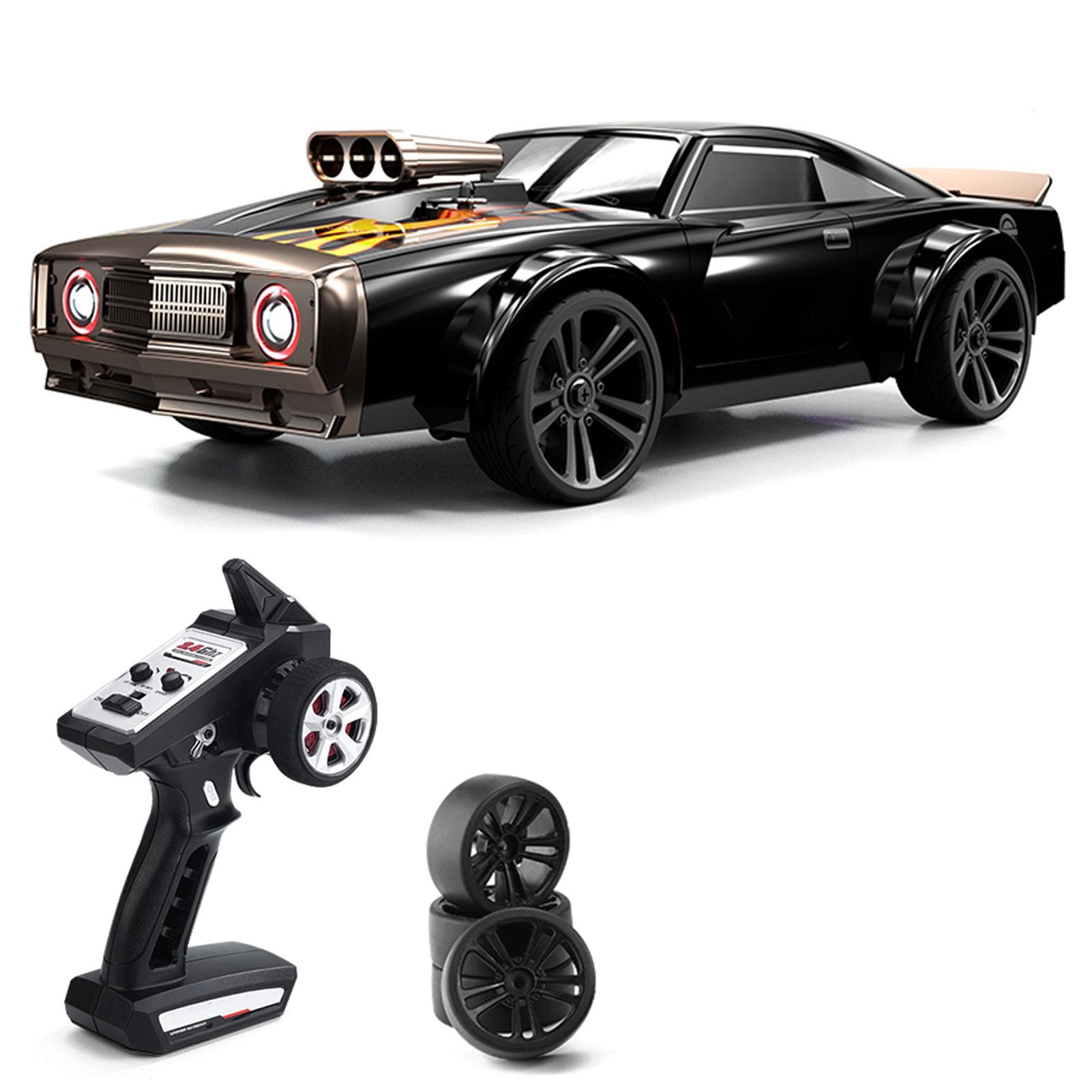 Remote Control Drift Car 1/16 Remote Control Car 2.4GHz 4WD 35km/h Remote Control Race Car High 1 battery red