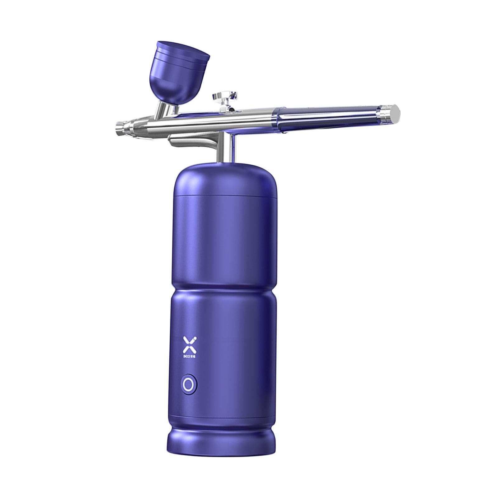INXI002 Facial Oxygen Machine Airbrush Nano Mist Sprayer Portable Facial Steamer Beauty SPA Skin blue