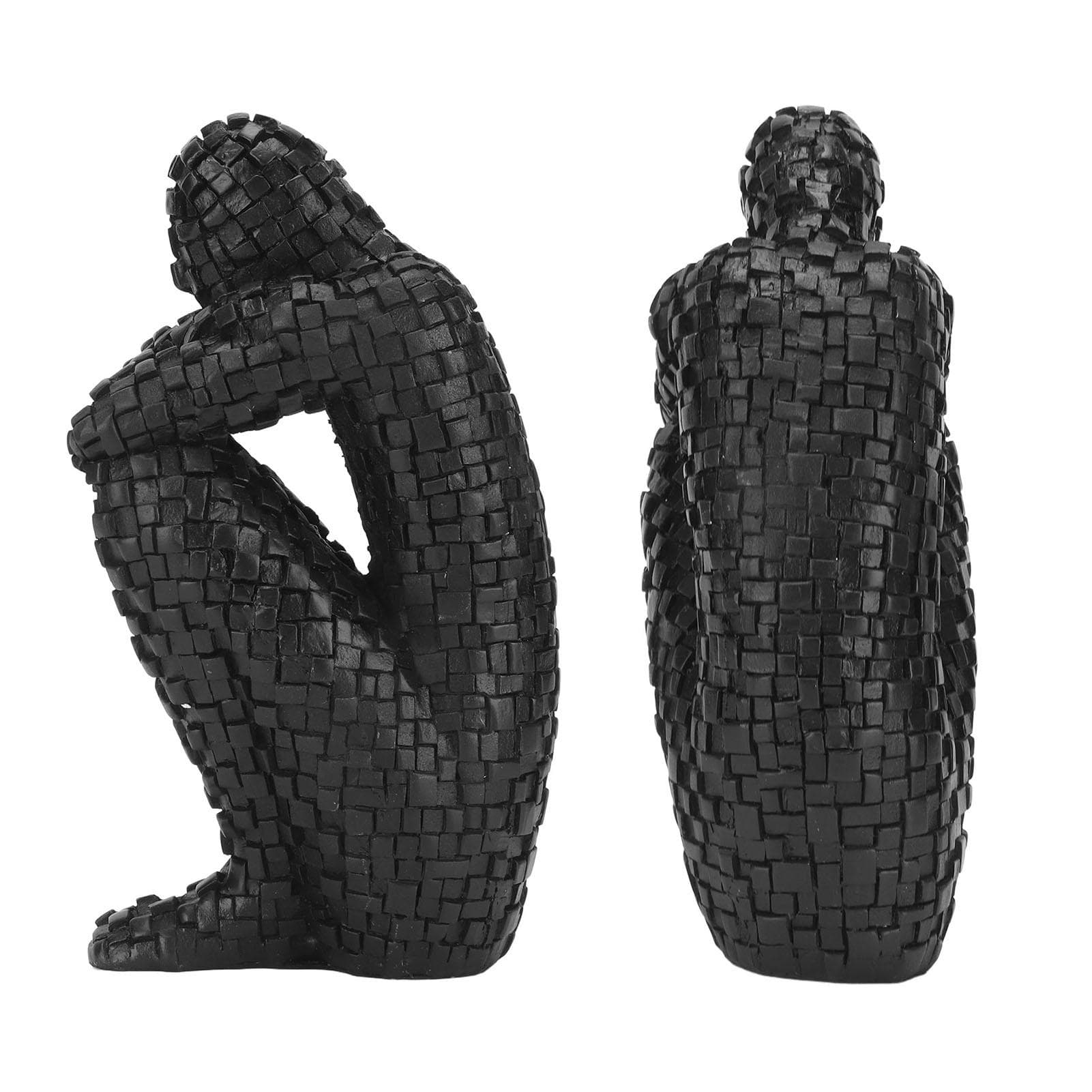 Modern Mosaic Abstract Sculptures Simple Fashion Resin Abstract Statue Modern Sculpture for Office