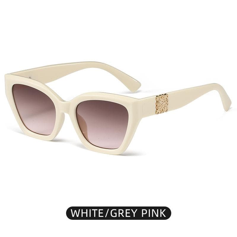 Women Retro Cat Eye Sunglasses UV Protection Fashion Trendy Street Photography Sunshade 3198