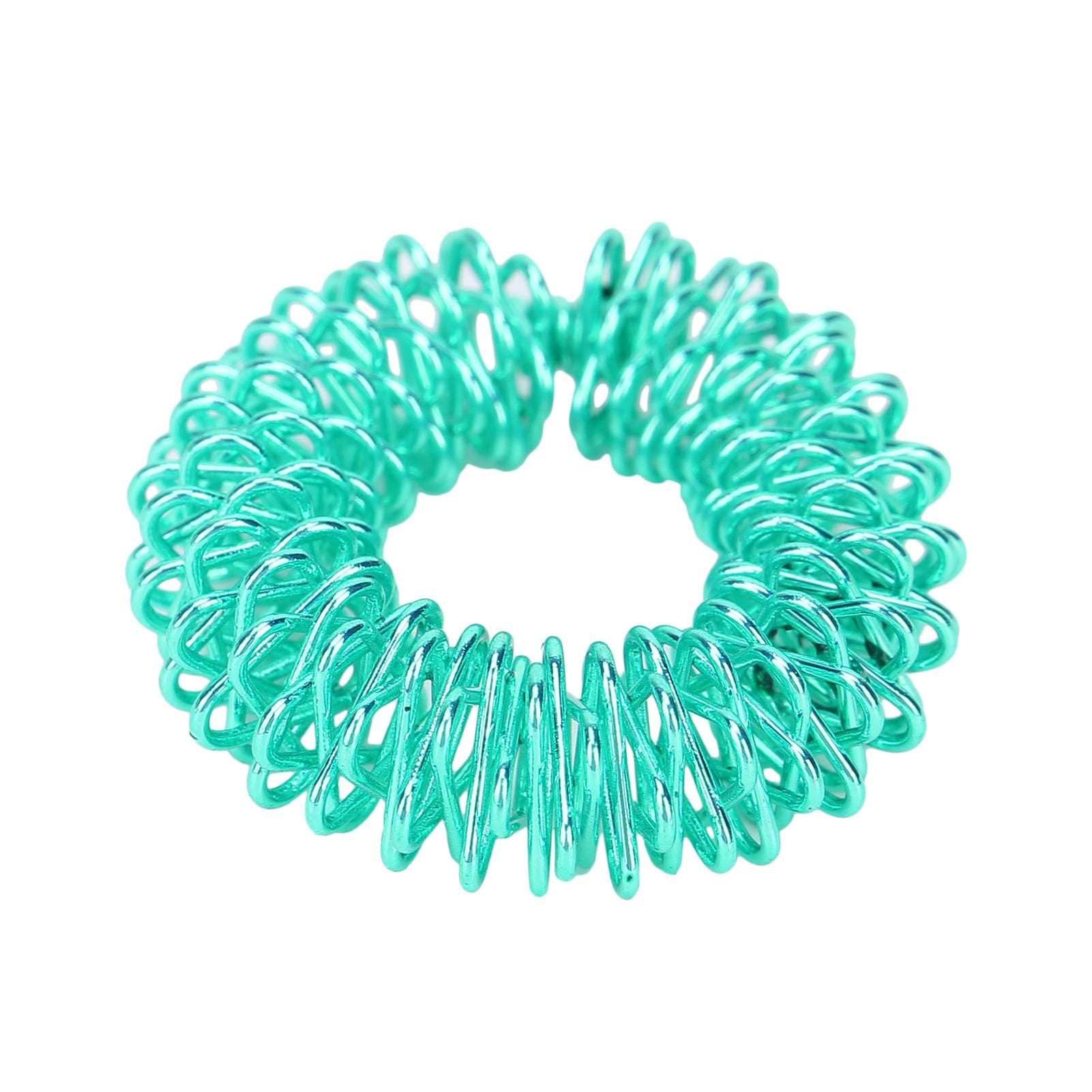 Spiky Sensory Finger Rings Fingers Massage Stress Relieving Pain Therapy Rings for Kids AdultsGreen green