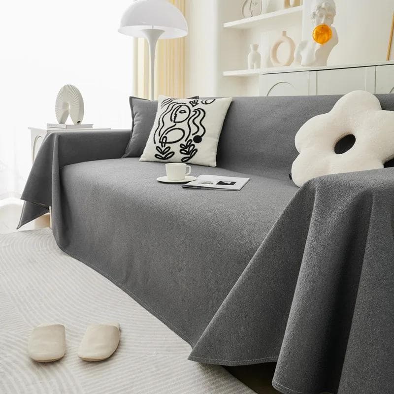 New Sofa Towel Cover with Anti Slip Waterproof Thickened Four Season Universal Cover High-density Scratch Resistant Easy Clean 90x90cm 1pcs