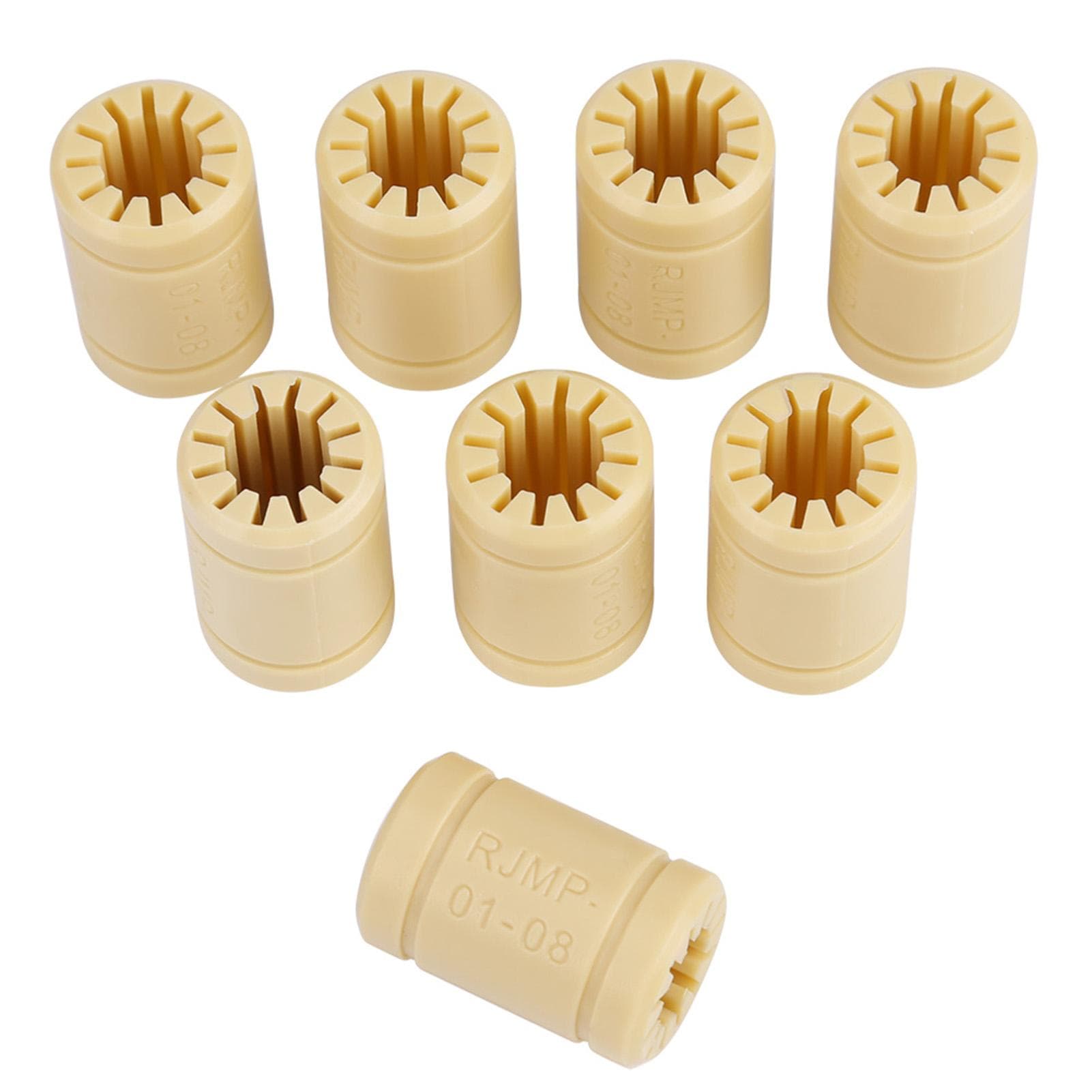 8 PcsSet 3D Printer Solid Polymer LM8UU Bearing 8mm Shaft
