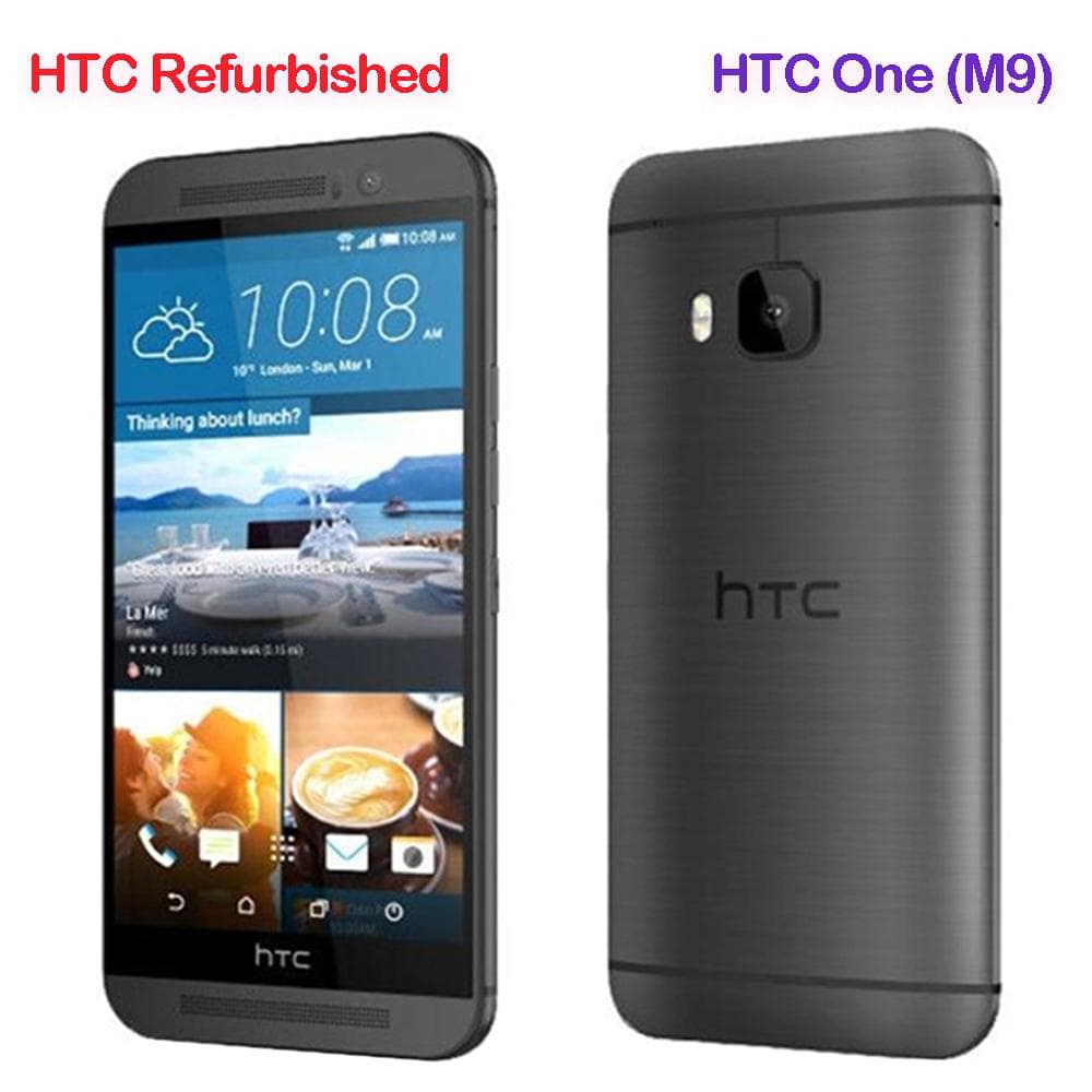 Refurbished HTC M9 5.0 3GB RAM 32GB ROM Mobile Phone With 1 SIM Simple Set black