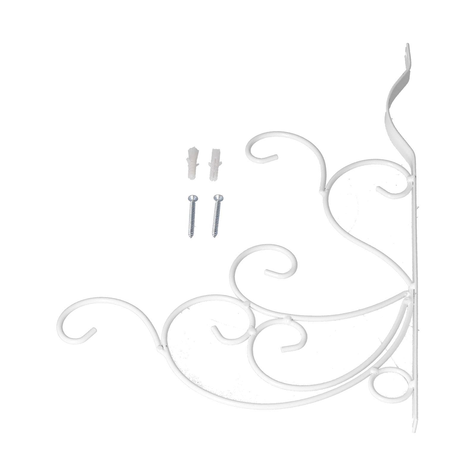 Wrought Iron Wall Hook Hanging Indoor Outdoor Decoration Balcony Flower Pot Stand Hanging Hook