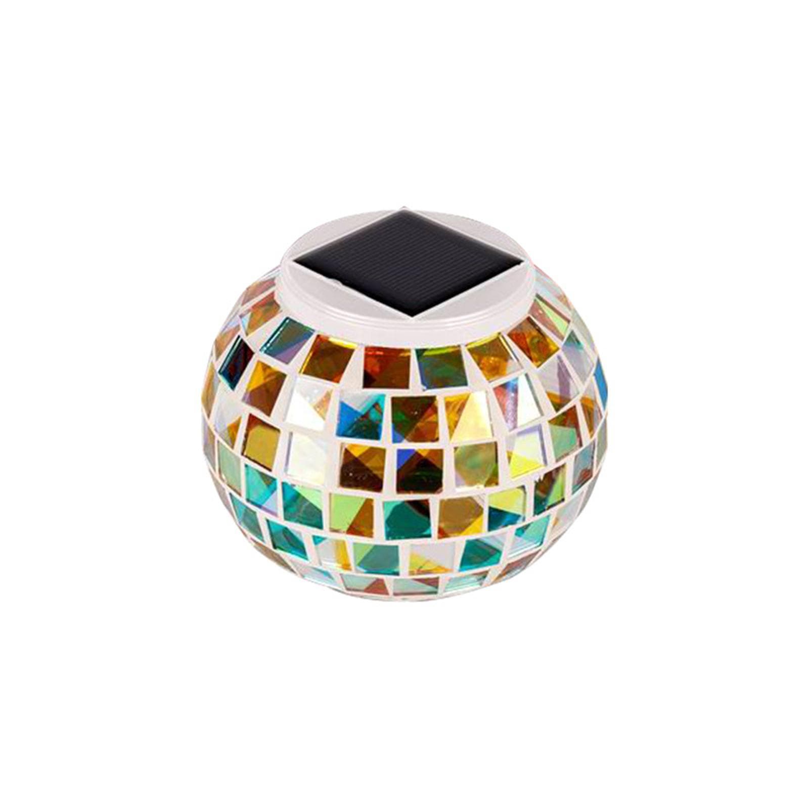 Solar Landscape Lights Jar Light Colorful Solar Lawn Lights Mosaic Solar Garden Lights Outdoor multicolour