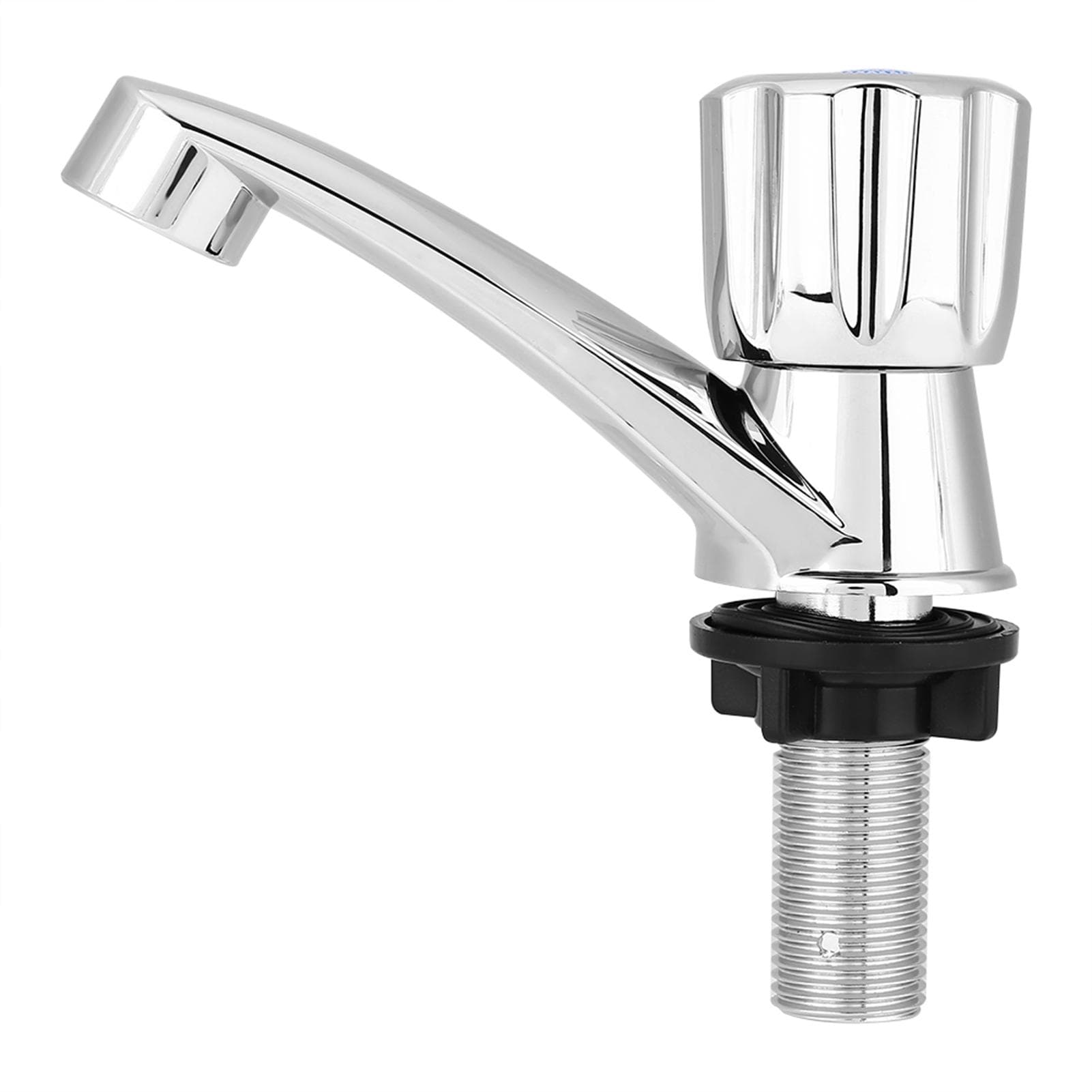 ABS Plastic Single Cold Faucet Water Tap Bathroom Basin Kitchen Sink Accessories(Straight G1/2)