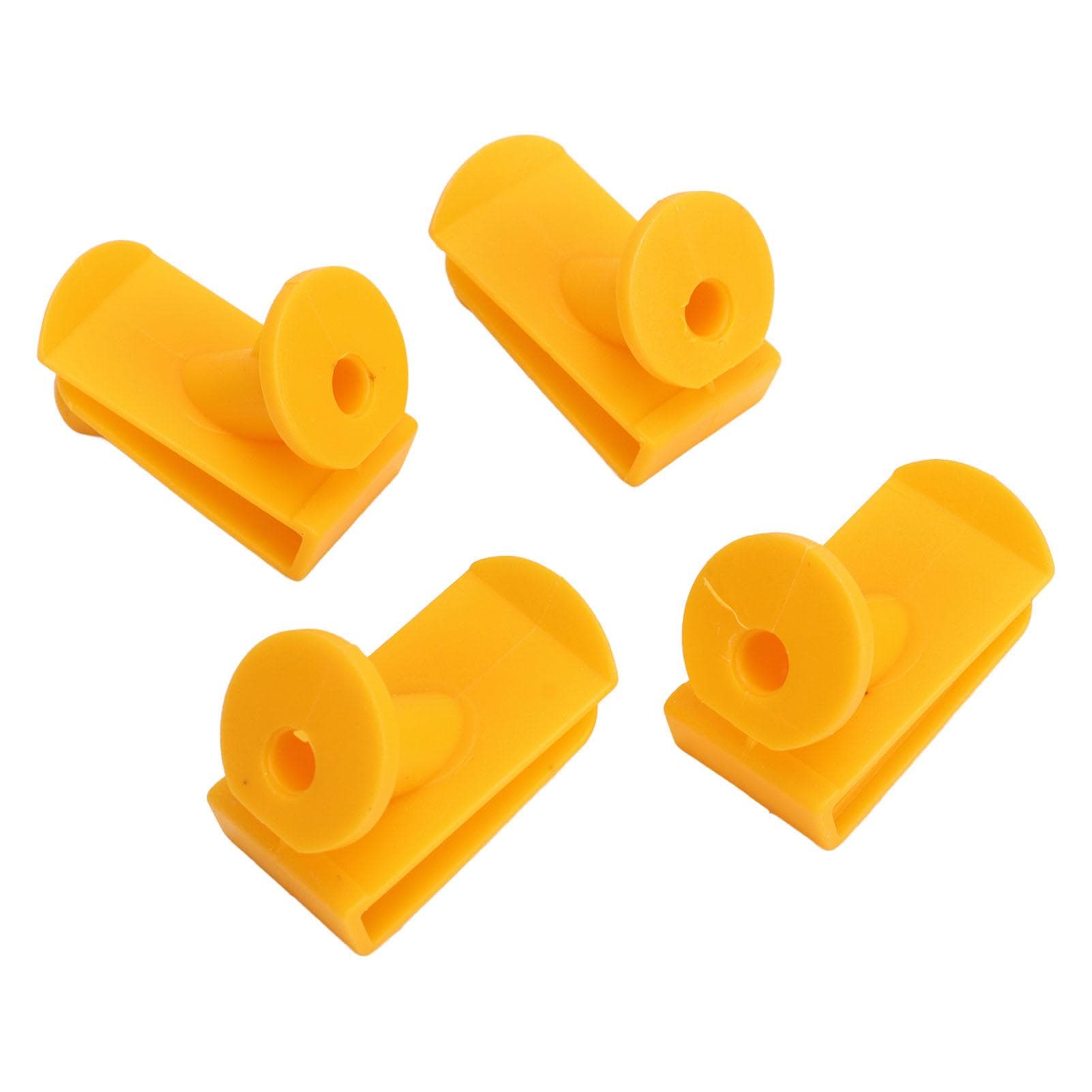 8PCS Engine Base Screw Clip A0019913970 Yellow Undertray Mounting Clips Replacement For Smart