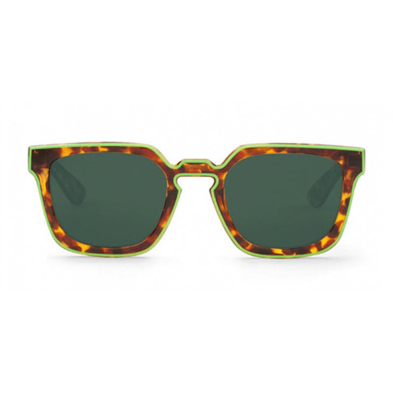Spain MR BOHO Salesas Lime Cheetah Sunglasses