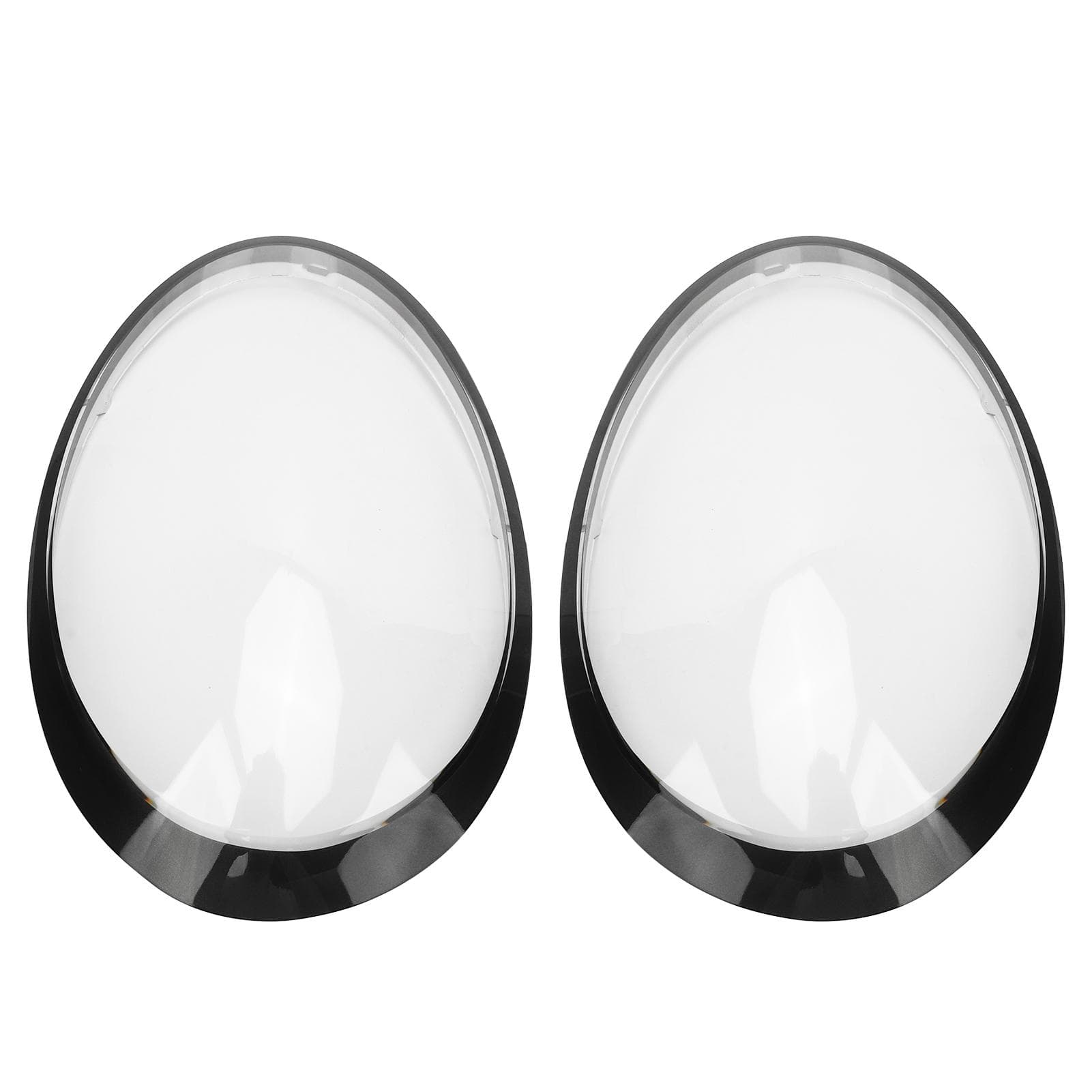 2Pcs Car Headlight Lens Cover Transparent Left And Right Head Lamp Shell Cap For 991 911 Targa Or