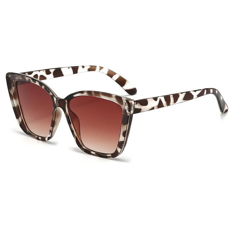 Cat Eye Vintage Sunglasses Women Designer Fashion Gradient Sun Glasses Female Retro Mirror Outdoors Shades As Picture