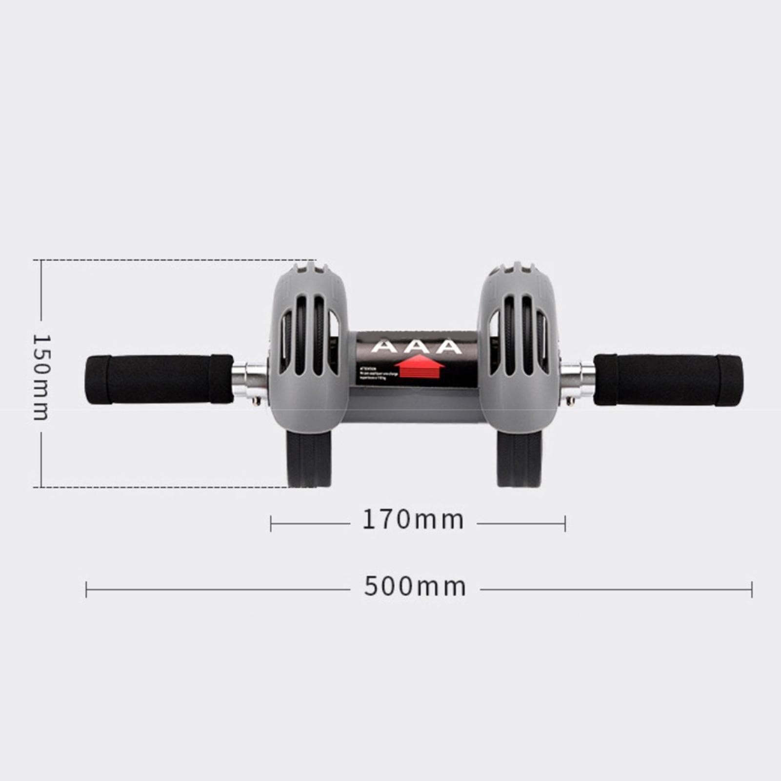 Automatic Rebound Abdominal Roller Wheel Double Wheel Abdominal Fitness Exercise Equipment for Men