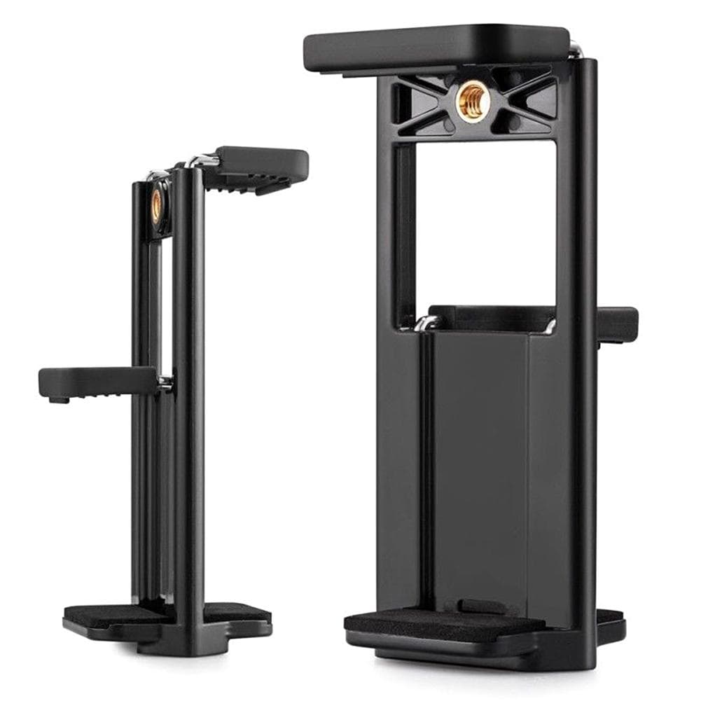 Universal Tripod Holder Mount Clamp Clip Bracket for Mobile Phone Tablet Camera black