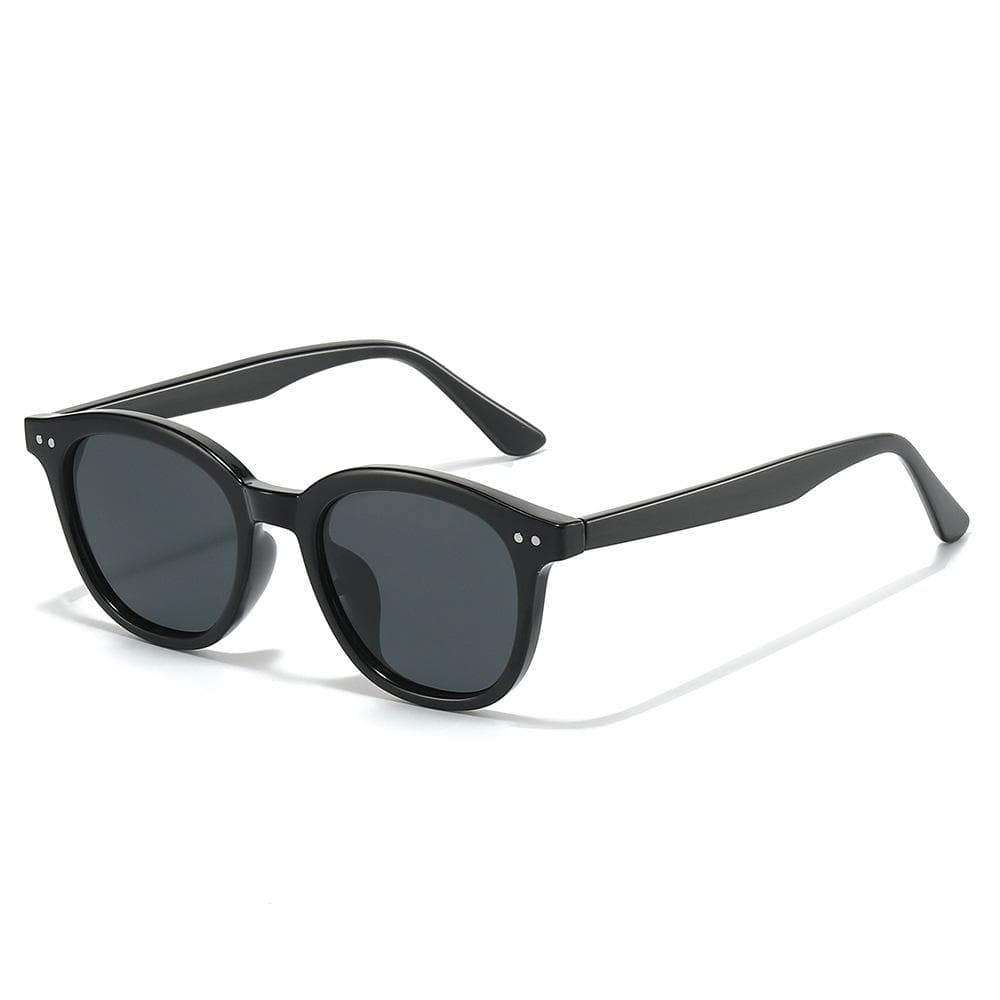 New Luxury Gradient Round Women Sunglasses Fashion Leopard Print Rice Nail Design Retro Men Sun Glasses UV400 as picture