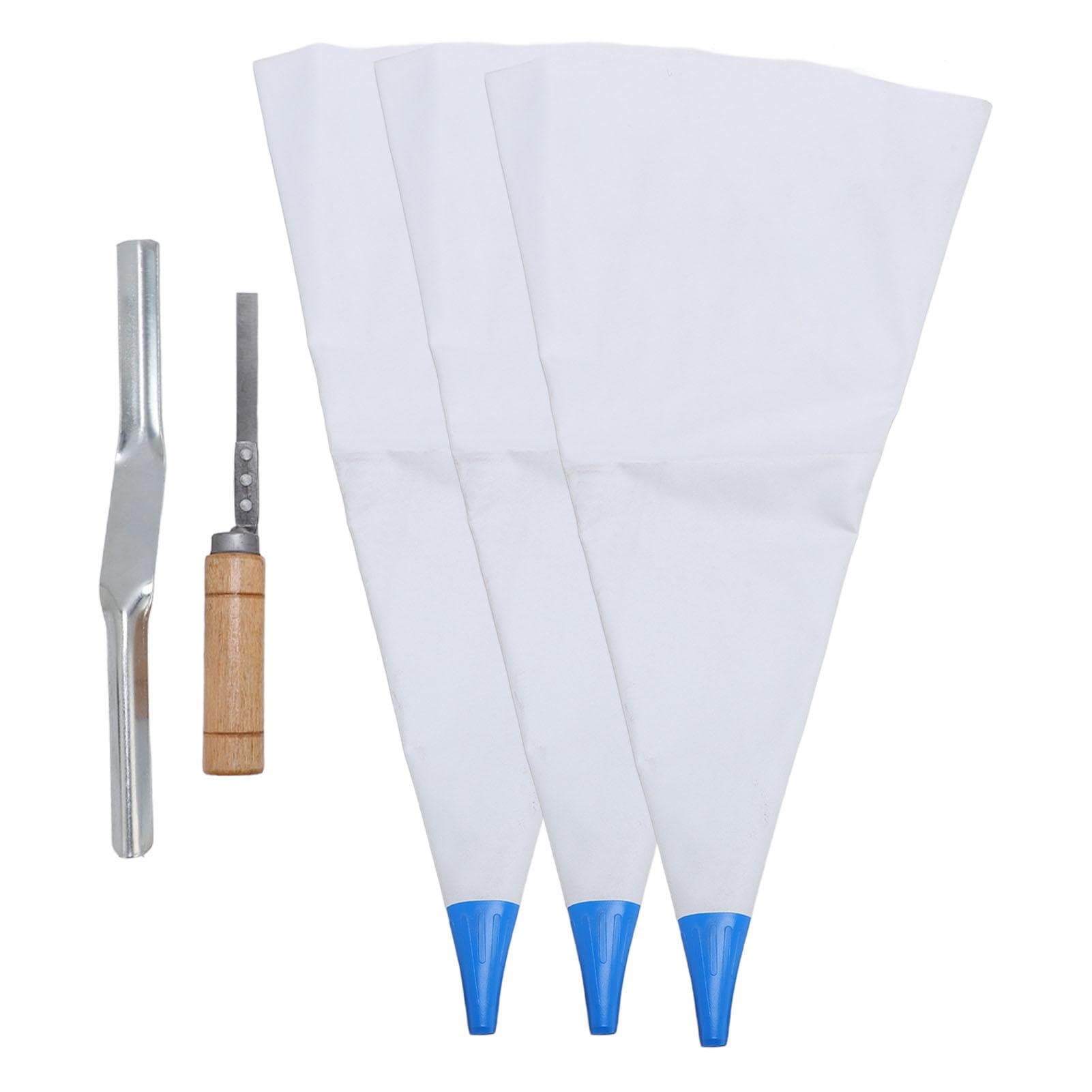 Tile Grout Masonry Mortar Bag with Brick Jointer and Tuck Pointer Reusable Easy To Clean Cement
