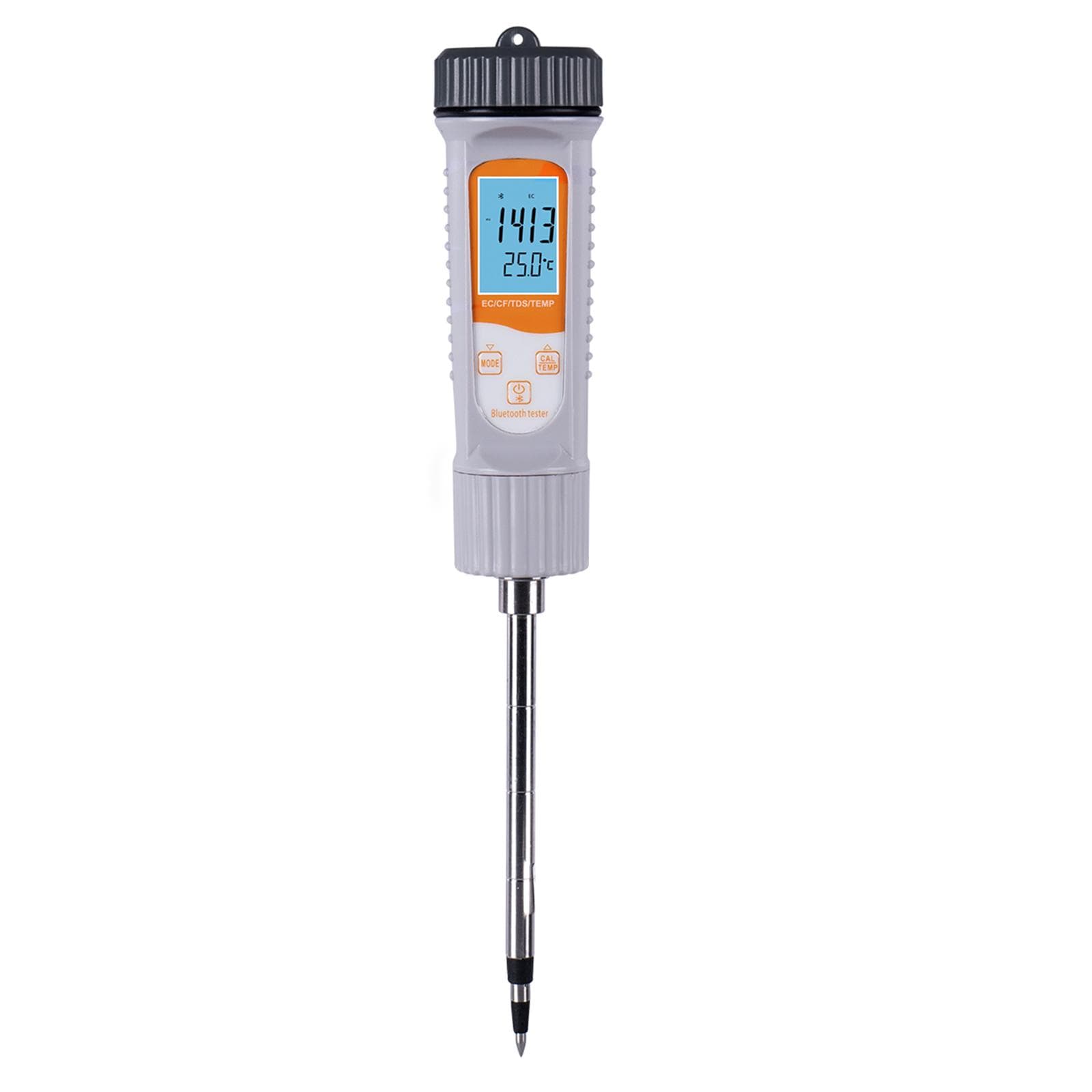 4-in-1 Water Tester ECTDSCFTemp Soil Moisture Meter Water Monitor Long Probe Hygrometer for grey