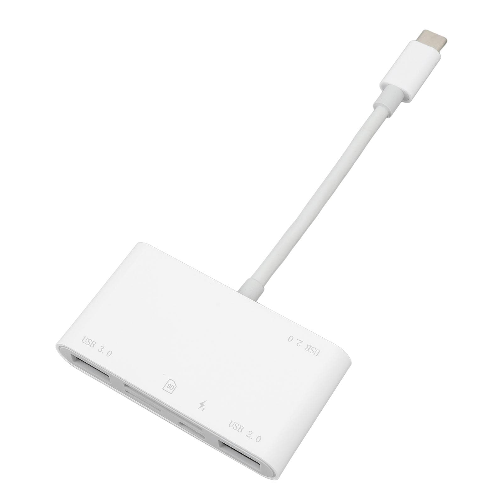 6 in 1 Memory Card Reader Plug and Play High Speed USB C Smart Camera Storage Card Adapter for