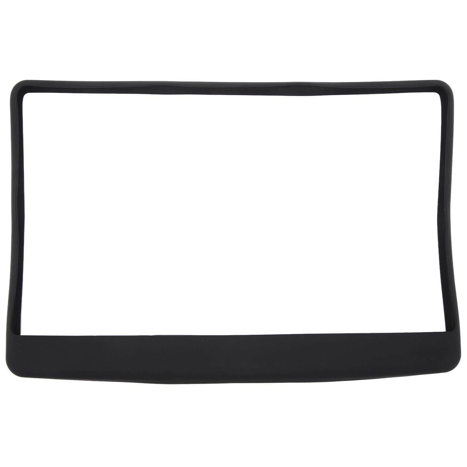 Navigation Screen Cover Trim Strong Protection Perfect Fit Central Control Screen Frame Cover black