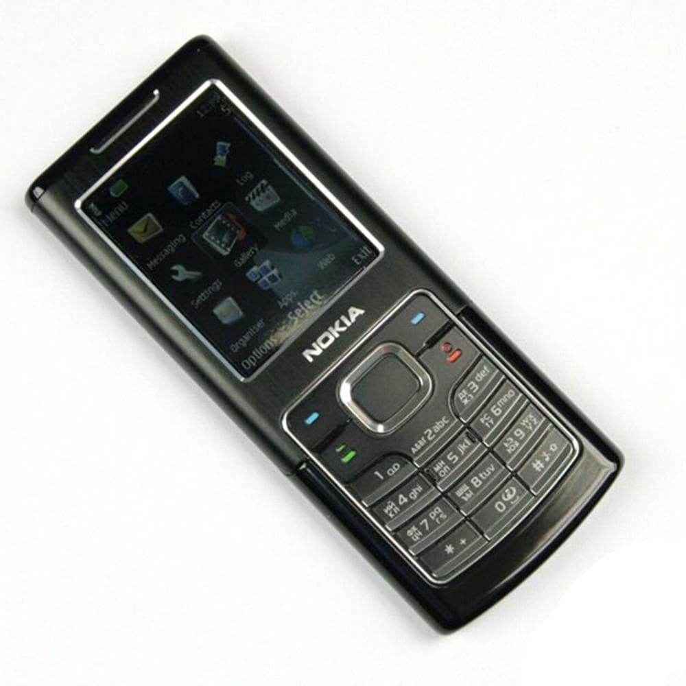 Refurbished Nokia Original Nokia 6500 Classic Mobile Phone With 1 SIM 1 battery 1 charger black
