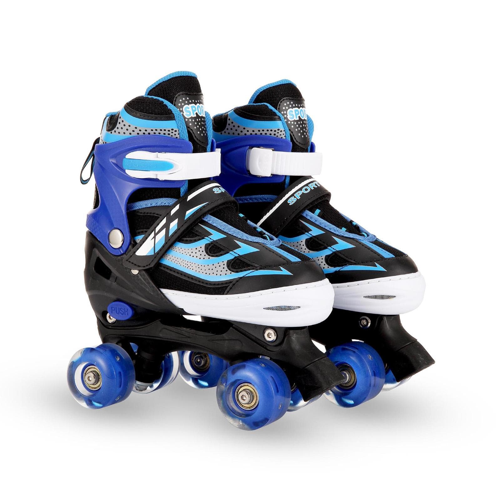 Light Up Roller Skates for Kids Perfect for Girls Ages 5-8 Ideal Rollerblades for Kids Ages 6-12 S blue